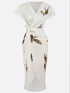 Ruby - Timeless Floral Wrap Dress