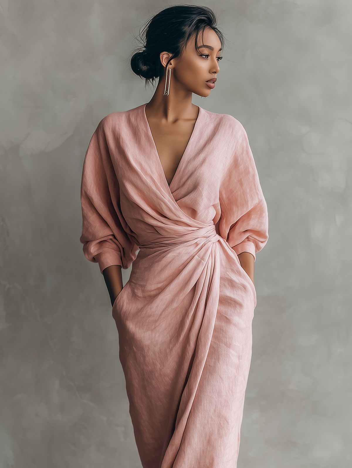 Karen | Elegant V-Neck Maxi Dress