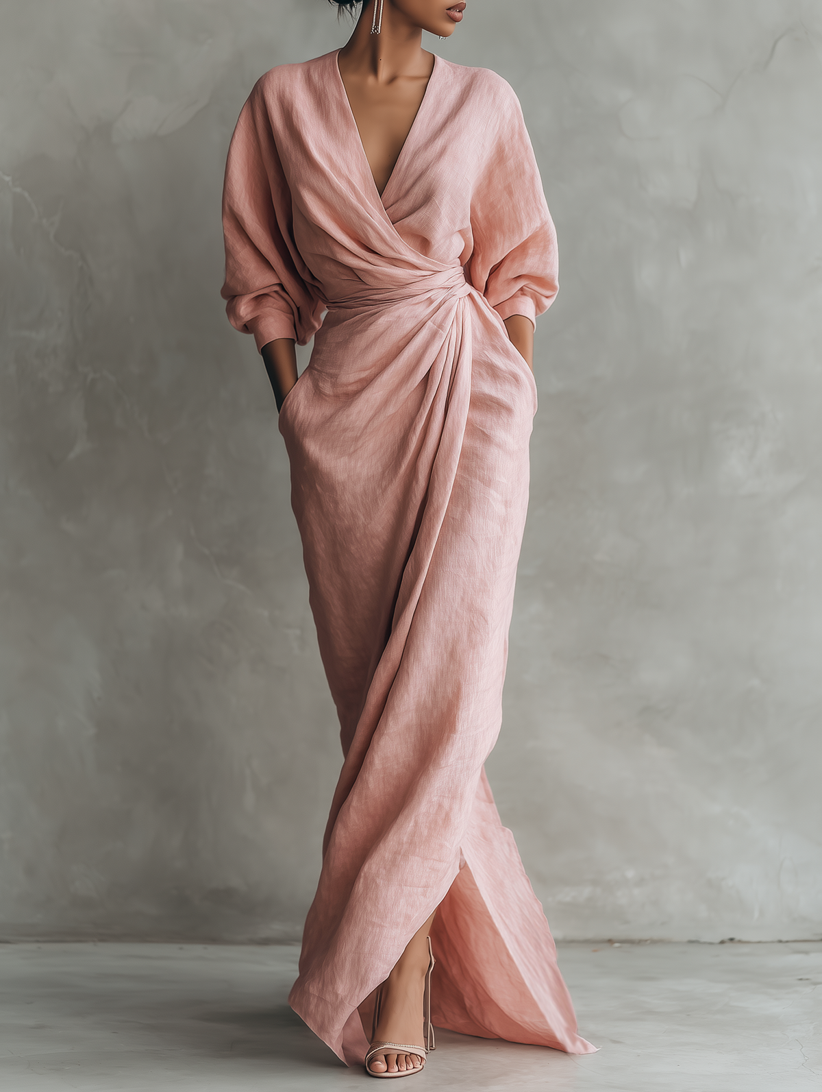 Karen | Elegant V-Neck Maxi Dress