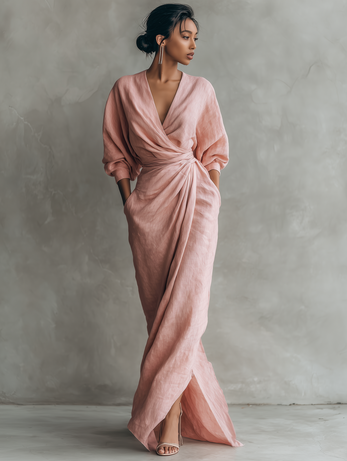 Karen | Elegant V-Neck Maxi Dress