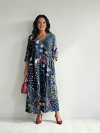 Zane | Easy Gather Floral Midi Dress