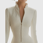 Harriet | Hourglass Leather Mini Dress