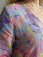 Benson | Abstract Floral Midi Dress
