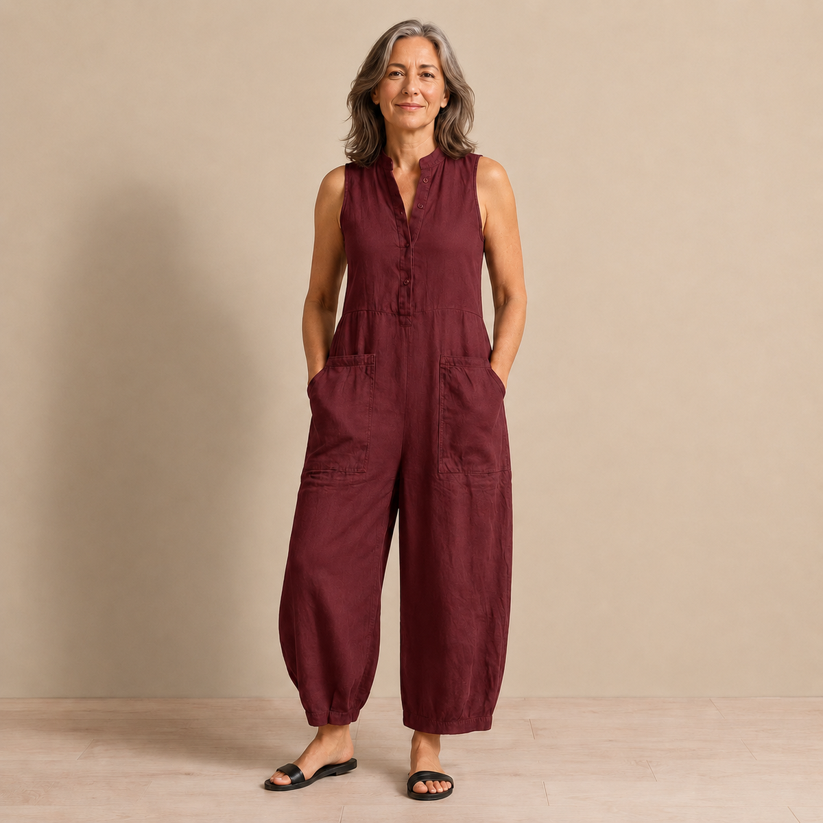 The Pemberton Jumpsuit - Timeless Sleeveless Style