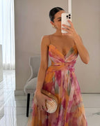 Bella - Elegant Floral Maxi Dress