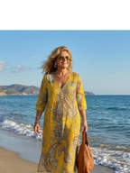 Rowan | Soft Paisley Midi Dress