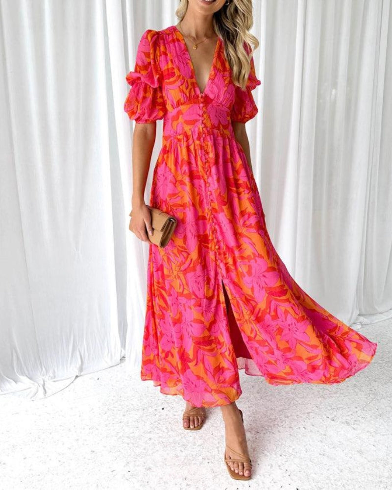 Summer Radiance | Women’s Flowy Sun Maxi Dress