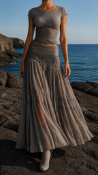The Orchard Set | Elegant Top & Skirt