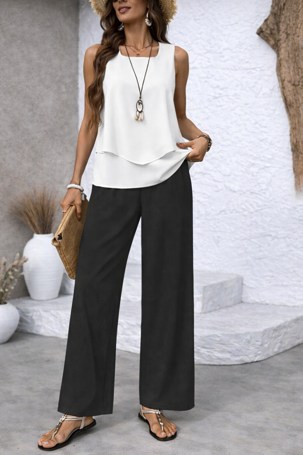 Catherine | Chic Monochrome Ensemble