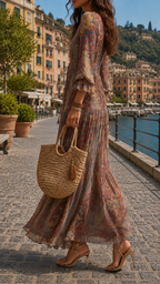 The Orchard Dress | Elegant A-Line Design