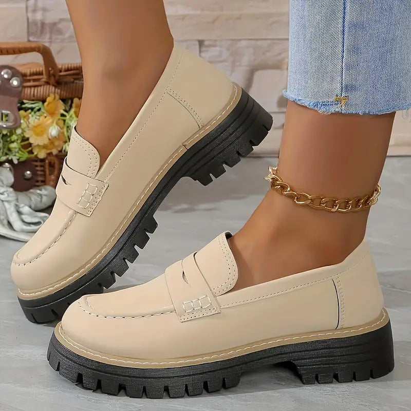 Cleated Suede Loafers