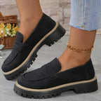 Cleated Suede Loafers