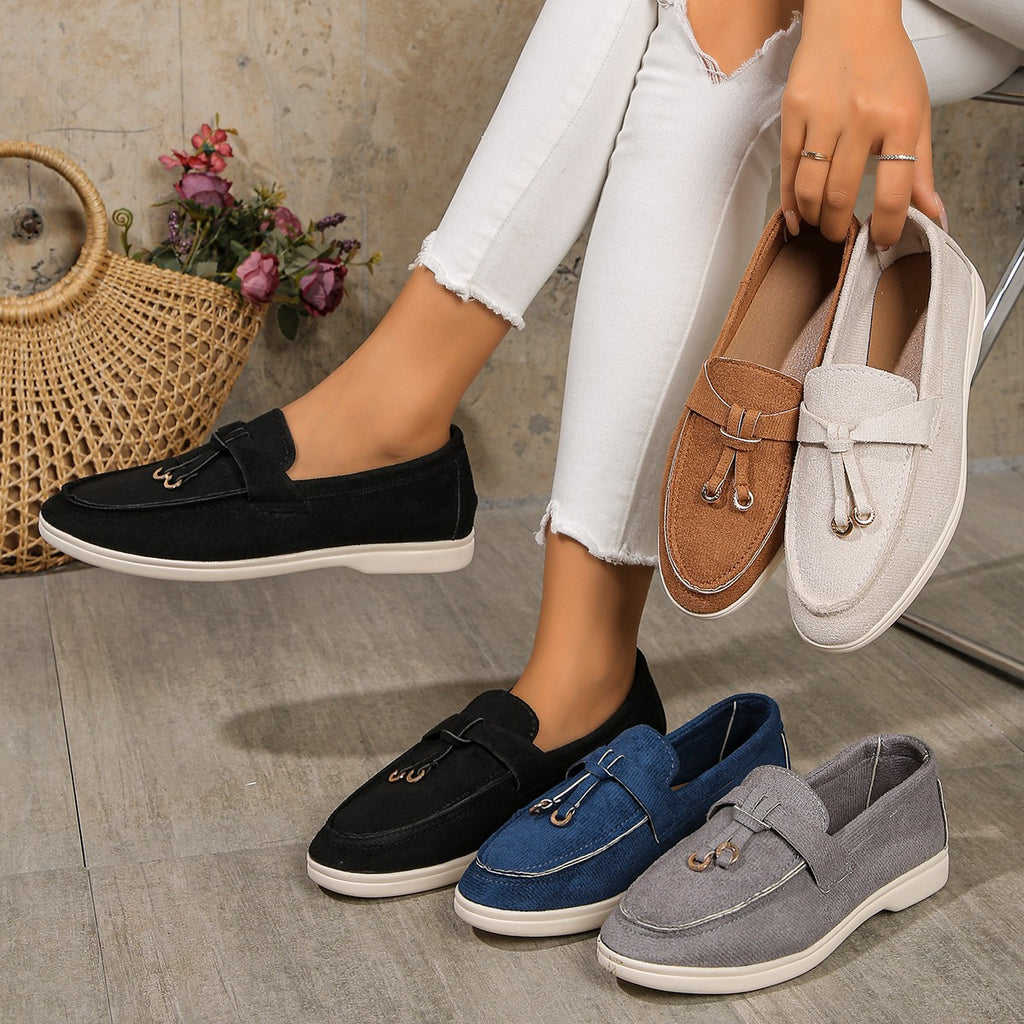 Suede Casual Slip-On Loafers