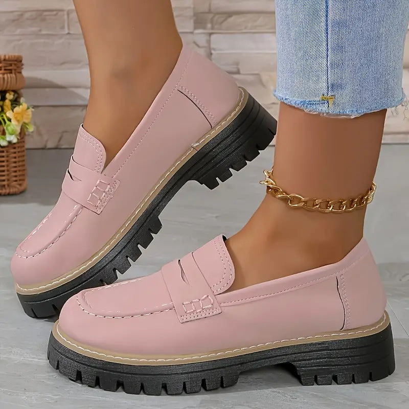 Cleated Suede Loafers