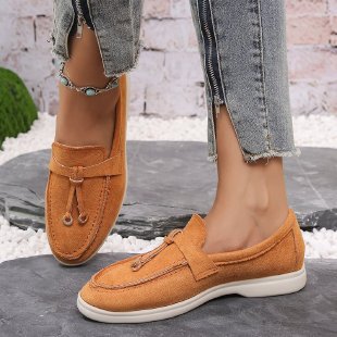 Suede Casual Slip-On Loafers