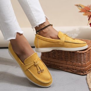 Suede Casual Slip-On Loafers