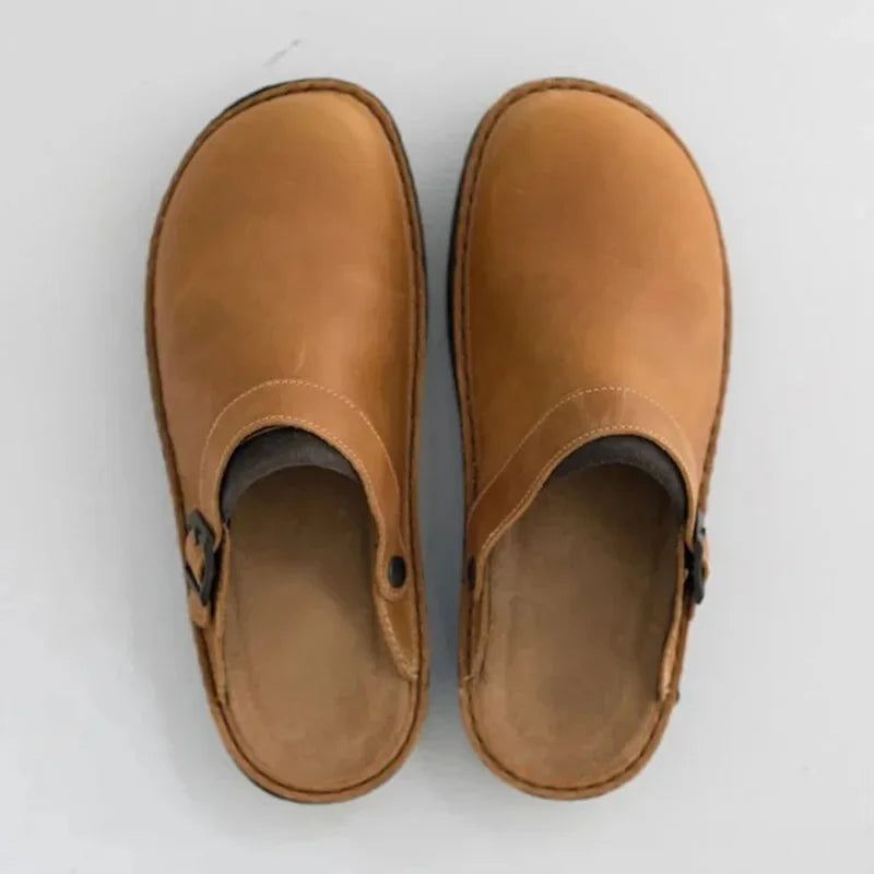 The Classic Leather Support Clog