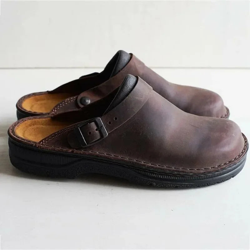 The Classic Leather Support Clog