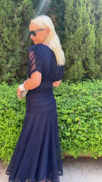Avery - Elegant Blue Dress