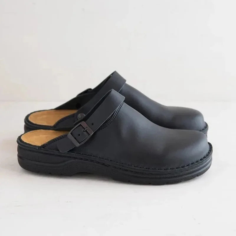 The Classic Leather Support Clog
