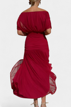 Freya - Flowing Floral V Neck Dress