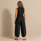 The Pemberton Jumpsuit - Timeless Sleeveless Style