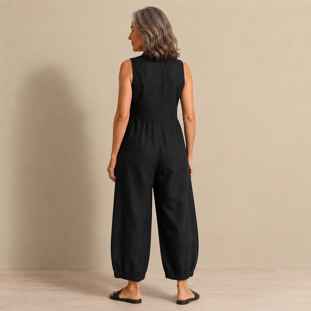 The Pemberton Jumpsuit - Timeless Sleeveless Style