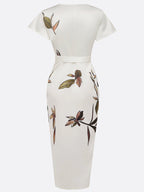 Ruby - Timeless Floral Wrap Dress