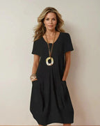Oriane™ | Fluid Casual Maxi Dress